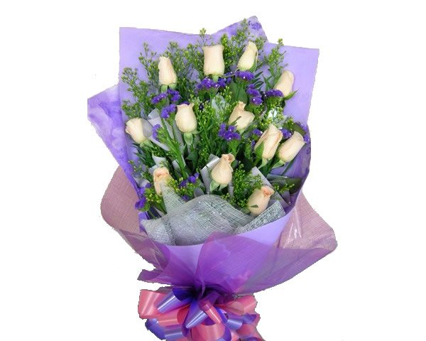Champagne Rose Bouquet #1047