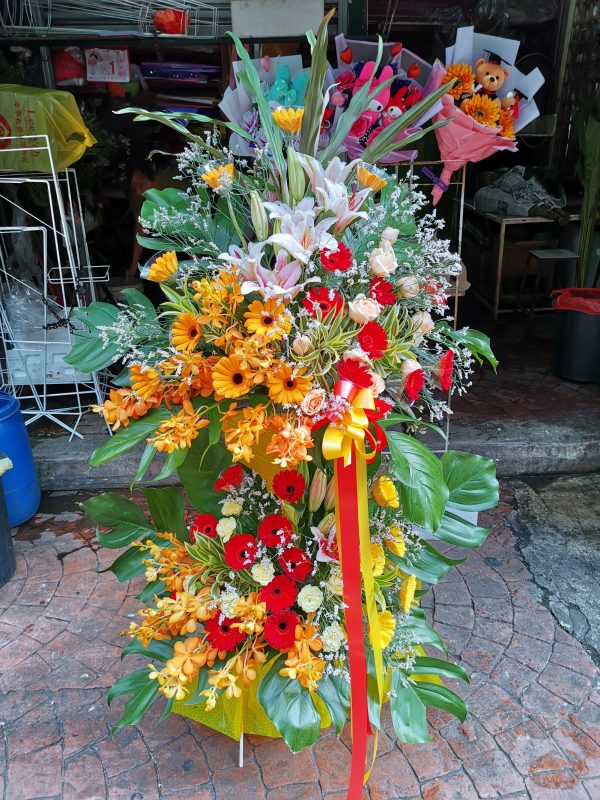 Opening Flower Stand #8005