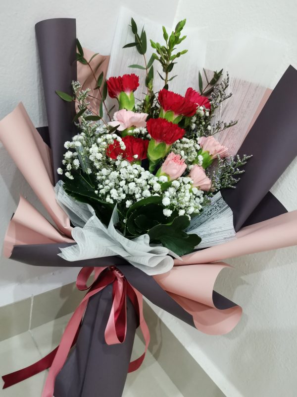 Red & Pink Carnation